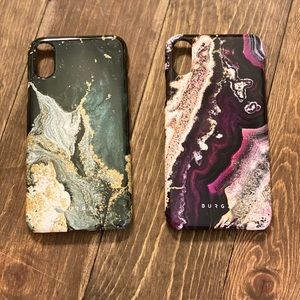 BURGA iPhoneX Cases $10 for BOTH!